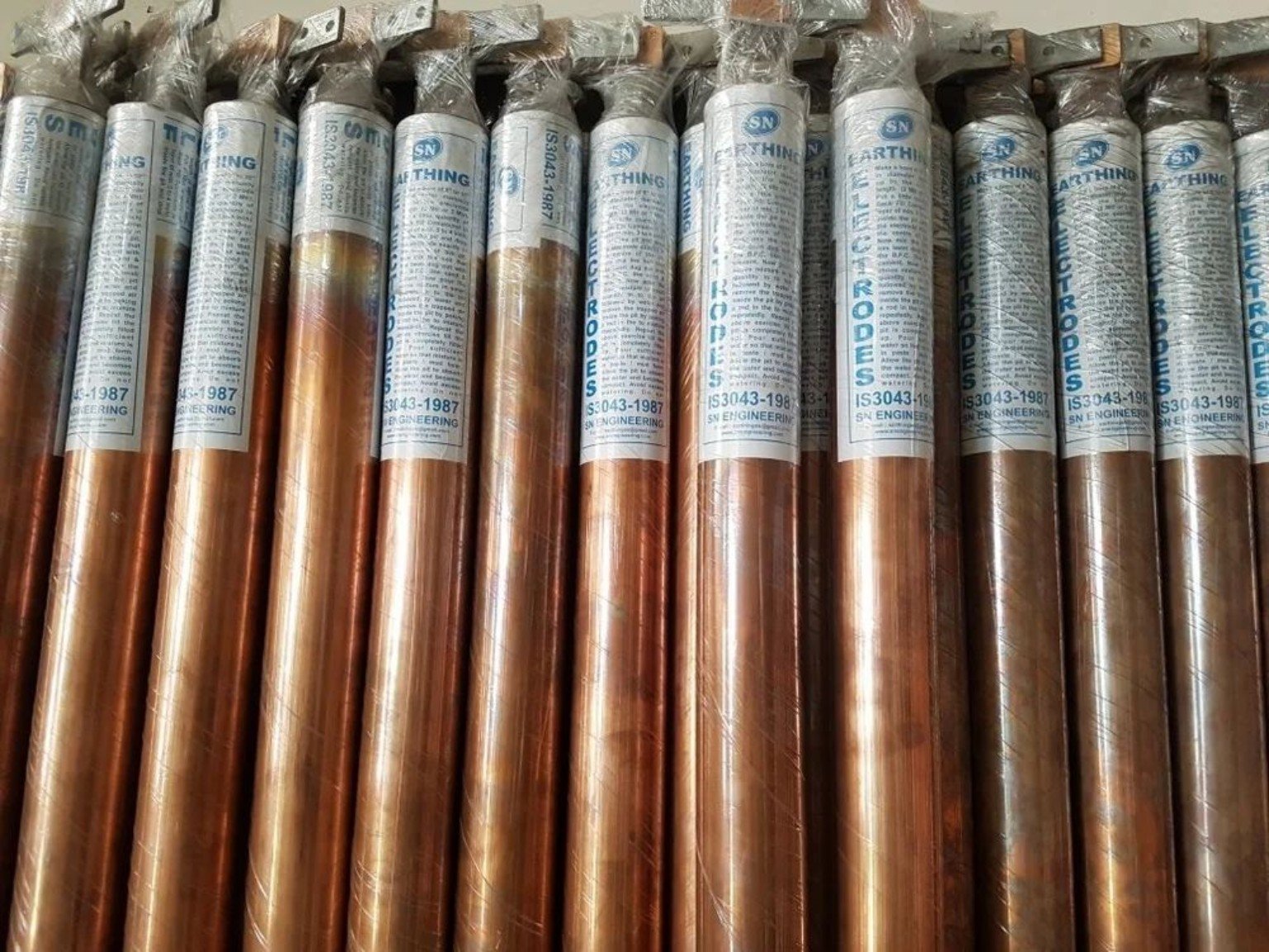 Packed electrodes